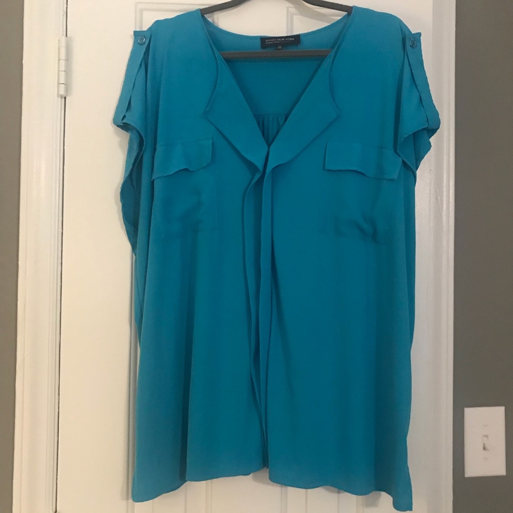 Blue work shirt